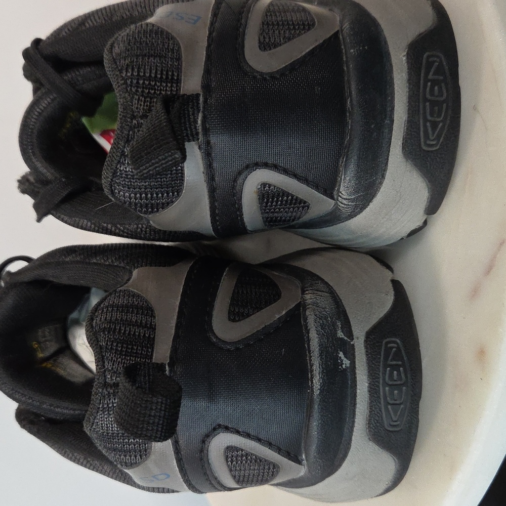 Keen Men's Black and Gray Steel Toe Safety Shoes Size 7 - Picture 4 of 6